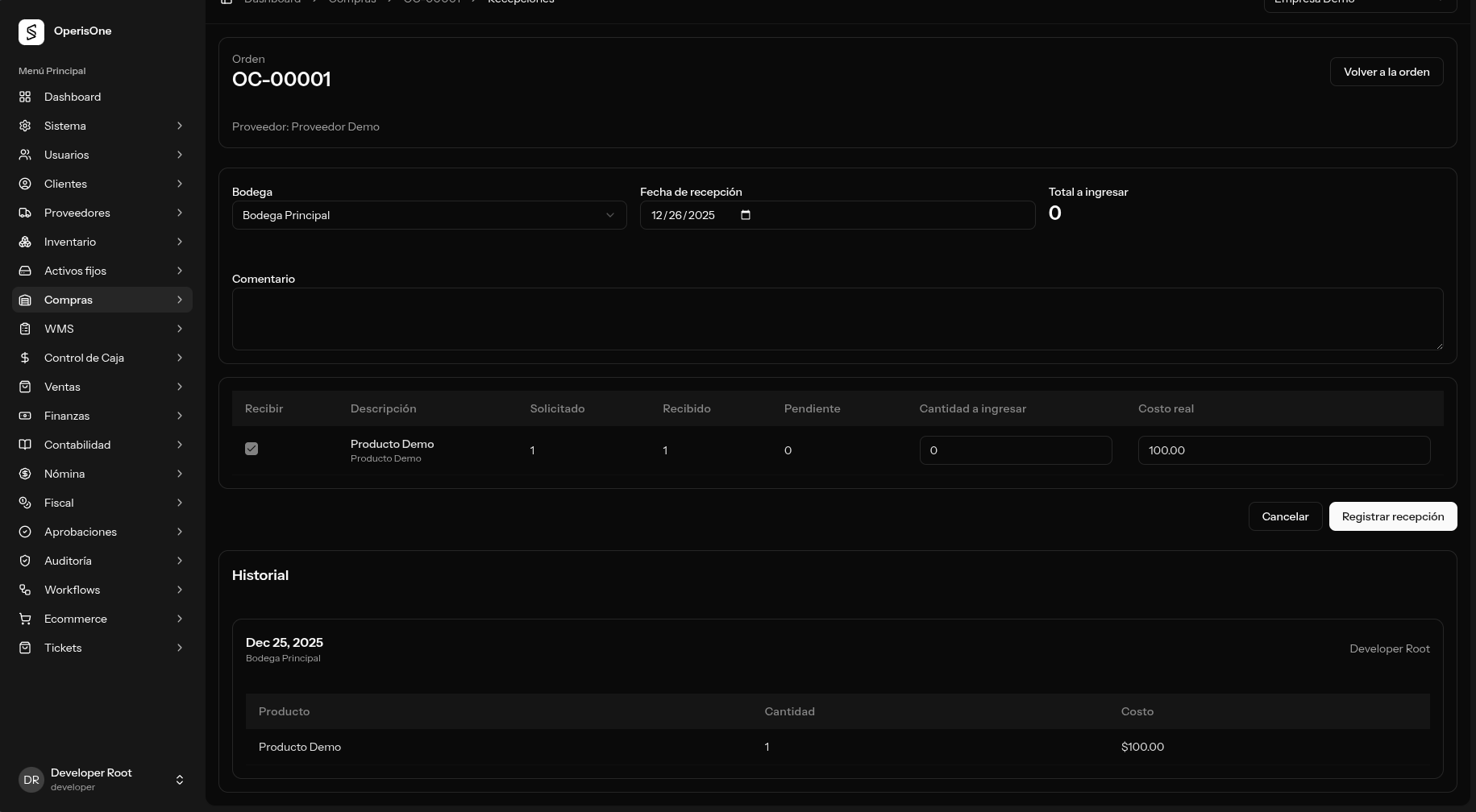 Captura 5 de OperisOne